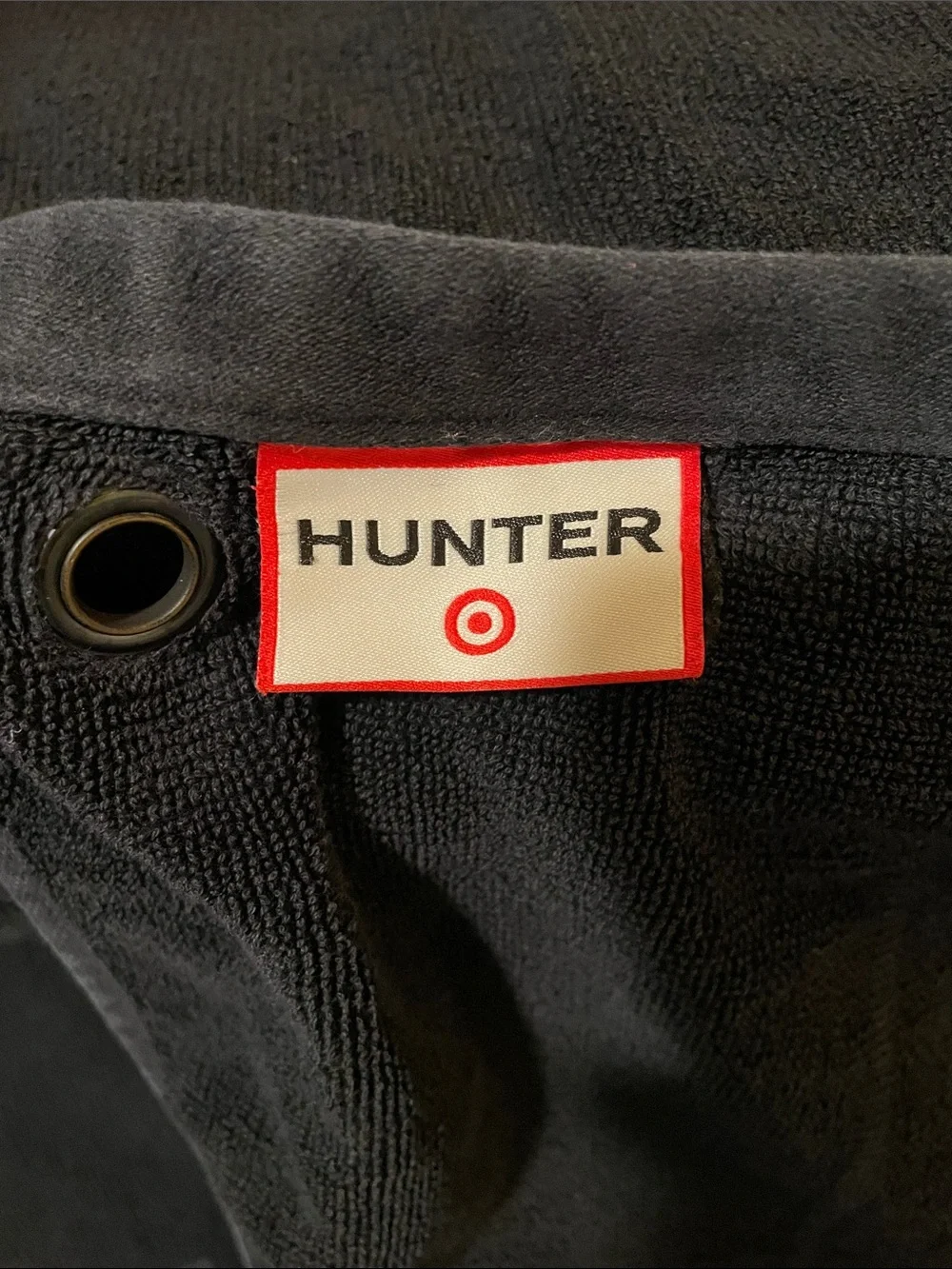 Hunter oversized black beach towels (2)